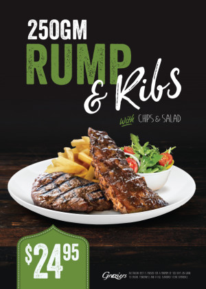 $24.95 Rump & Ribs