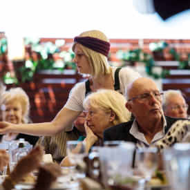 Friendly staff serve you at the Kirribilli Hotel